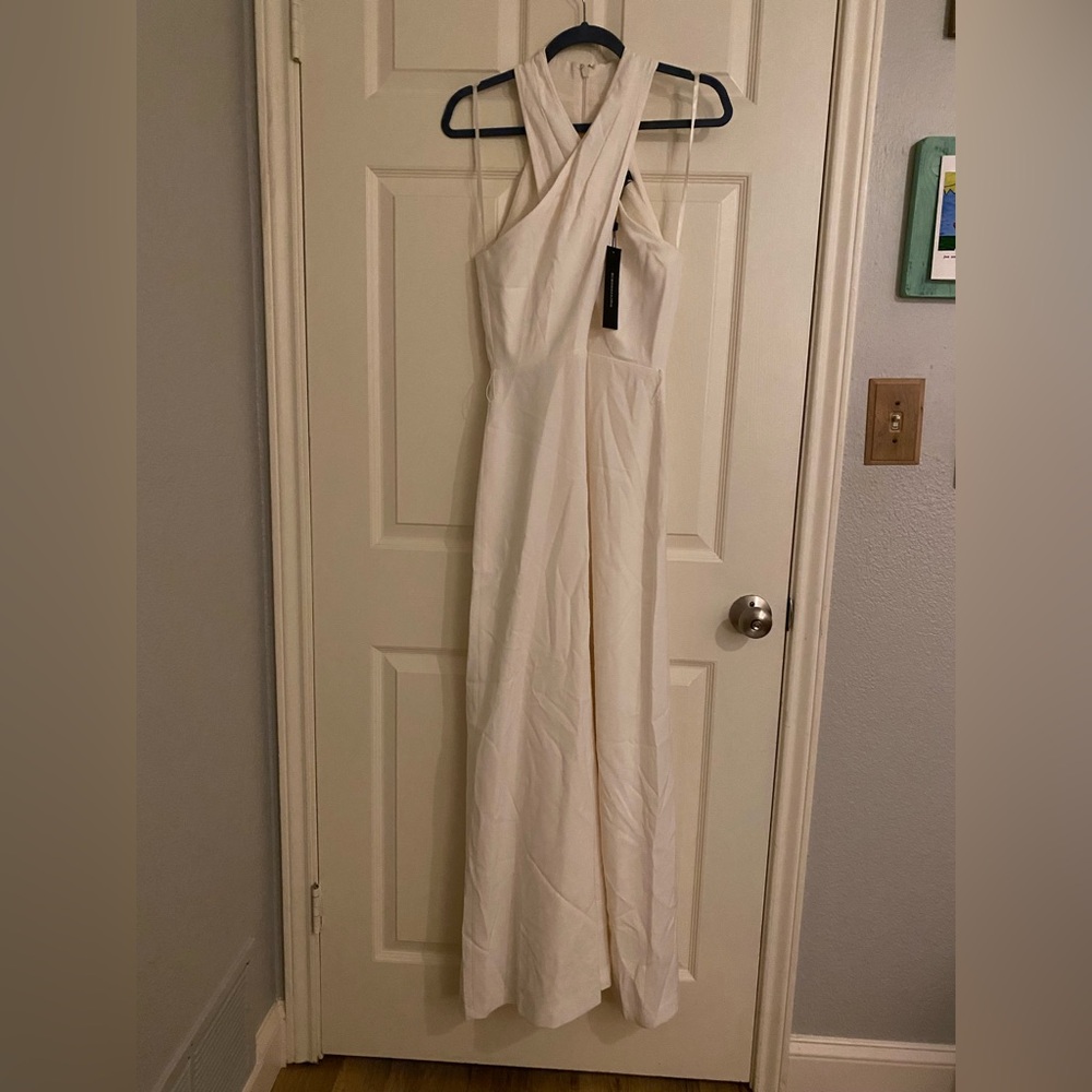 BCBGMAXAZRIA Garth Halter Jumpsuit size 8 NWT - Picture 7 of 9